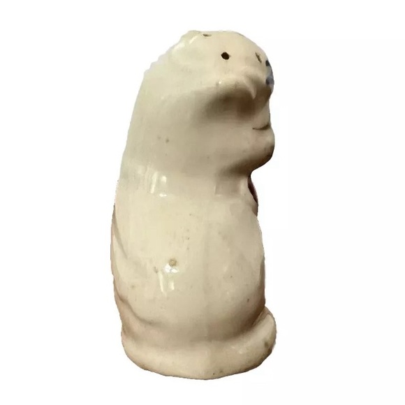 Vintage Salt or Pepper Shaker Replacement Shawnee Puss 'n Boots Cat Bow Pottery - Picture 5 of 11